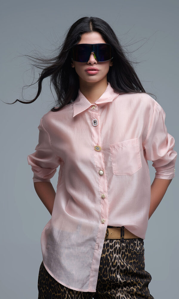 Chemise Logan rose