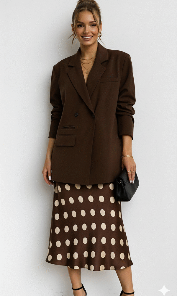 Blazer Horiane brun