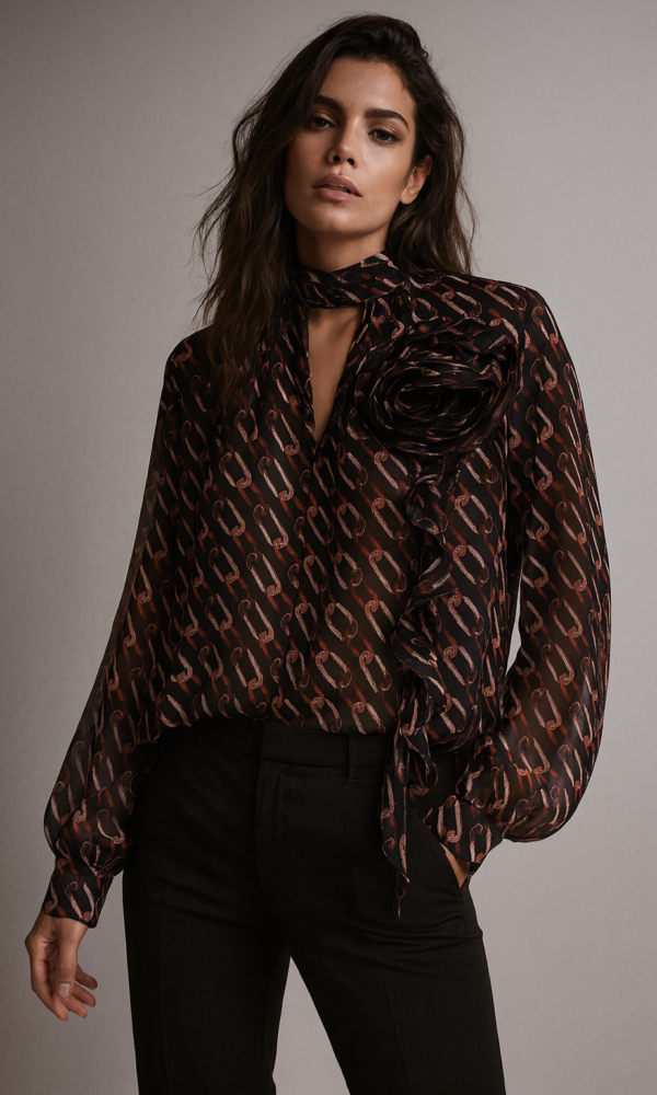 Blouse Olivia noire