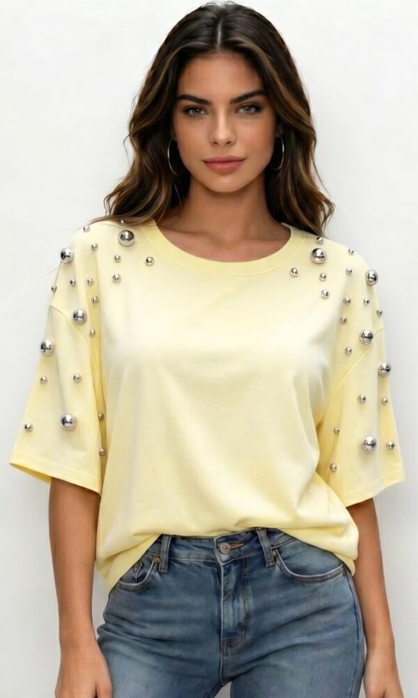T - shirt Marzia à clous