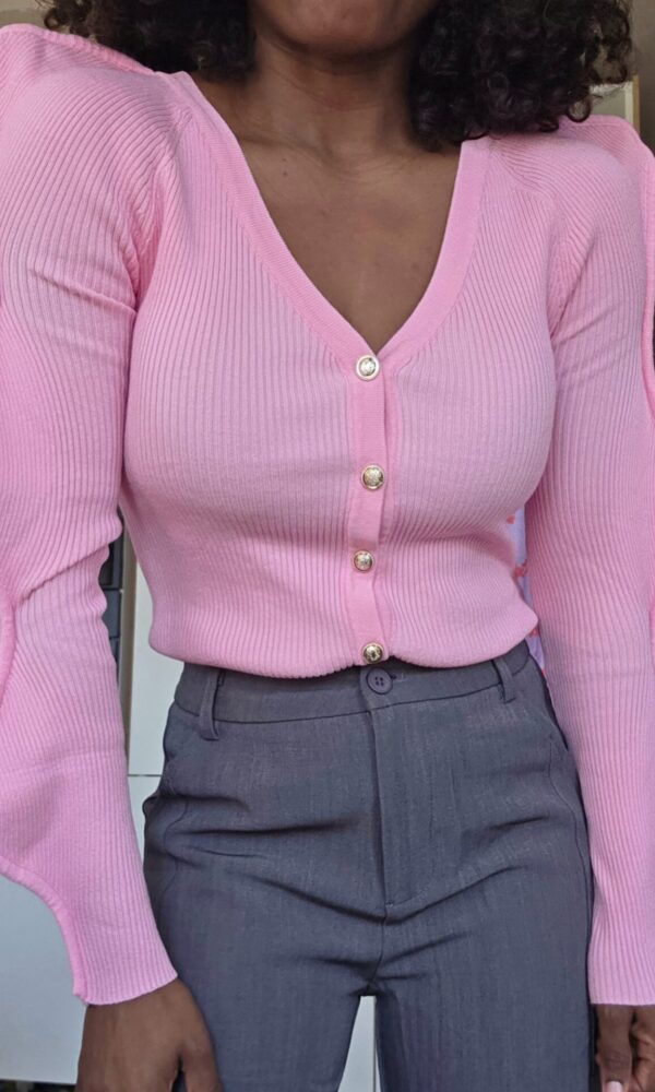 Gilet Loise rose