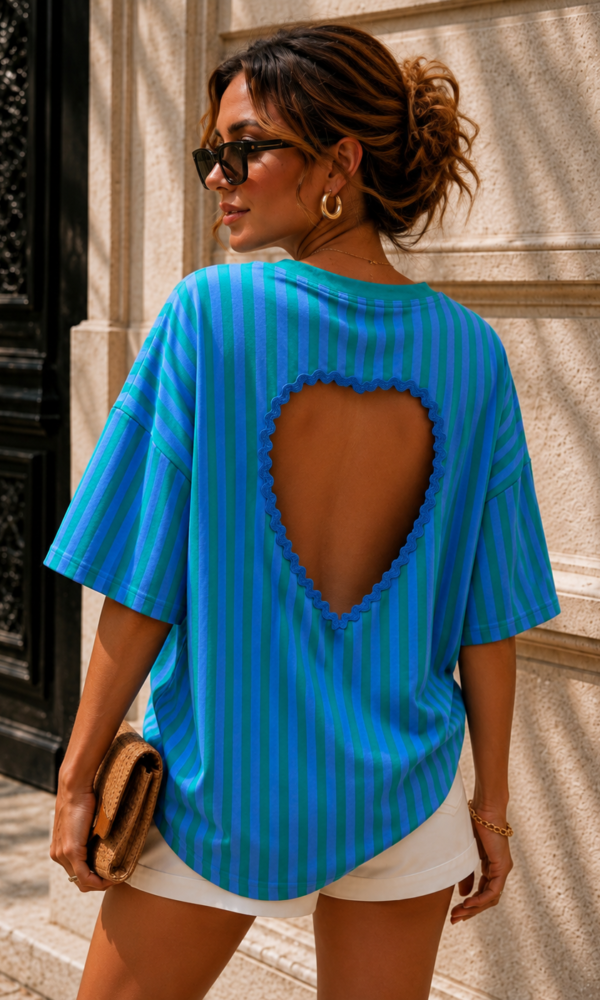 T-shirt Terence bleu