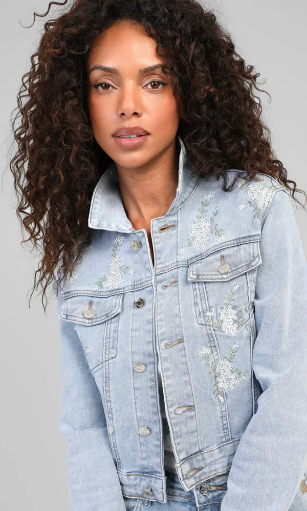 Blouson PIFFEUILLE bleu ANGE'PARIS