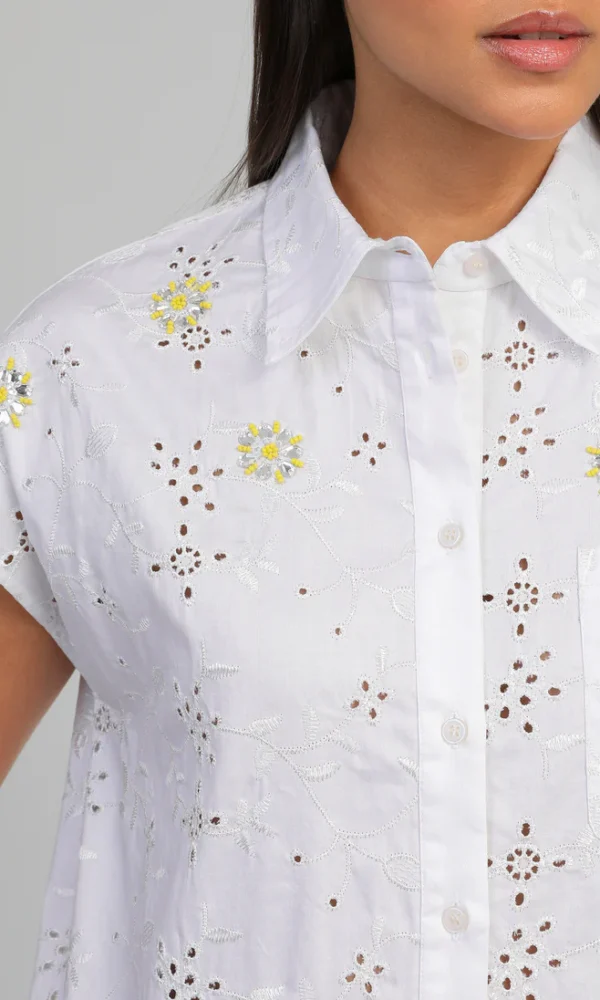 Chemise SERYANY blanc ANGE' PARIS