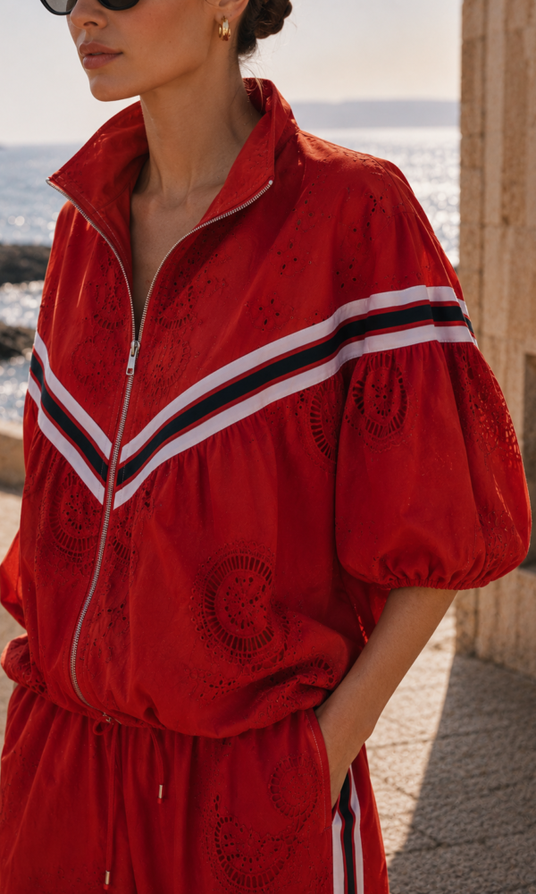 Bomber Vivo rouge LUMINA