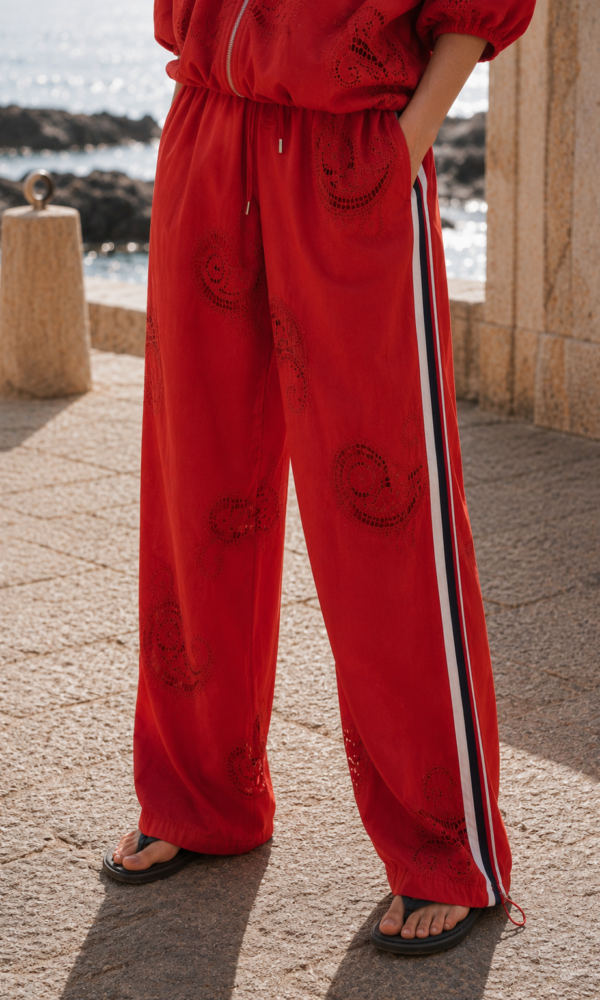 Pantalon Vivo rouge LUMINA